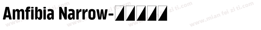 Amfibia Narrow字体转换